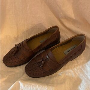 David Taylor Brown Leather Loafers